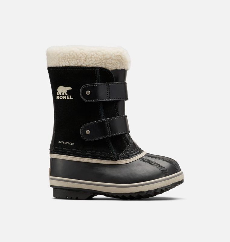 Botas Nieve Sorel Niños - Childrens 1964 Pac™ Strap Negras - 87321-CXPI